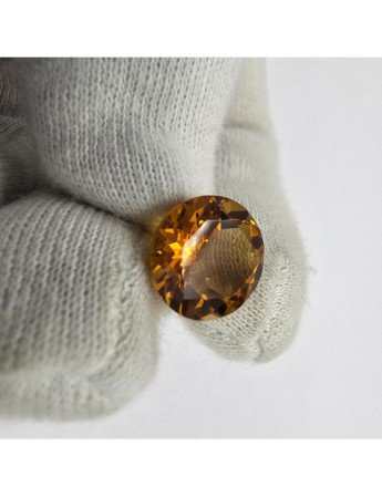 Citrino Madera Taglio Rotondo 12 mm - 5,89 ct