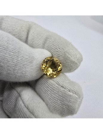 Quarzo Lemon Taglio: Rotondo 12 mm - 5,87 ct