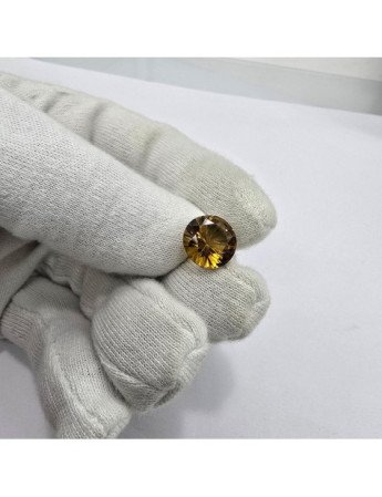 Quarzo Birra Taglio Rotondo 12 mm - 4,71 ct