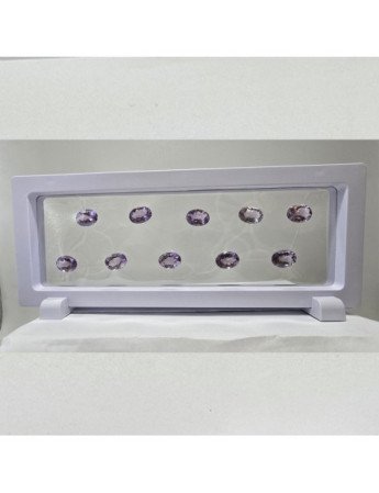 Lotto 10 Ametiste Taglio Ovale 12 x 16 mm - 79,73 ct
