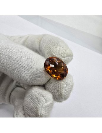 Citrino Madera Taglio Ovale 12 x 16 mm - 8,49 ct